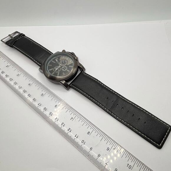 Black Retro Men's Watch - Picture 3 of 4